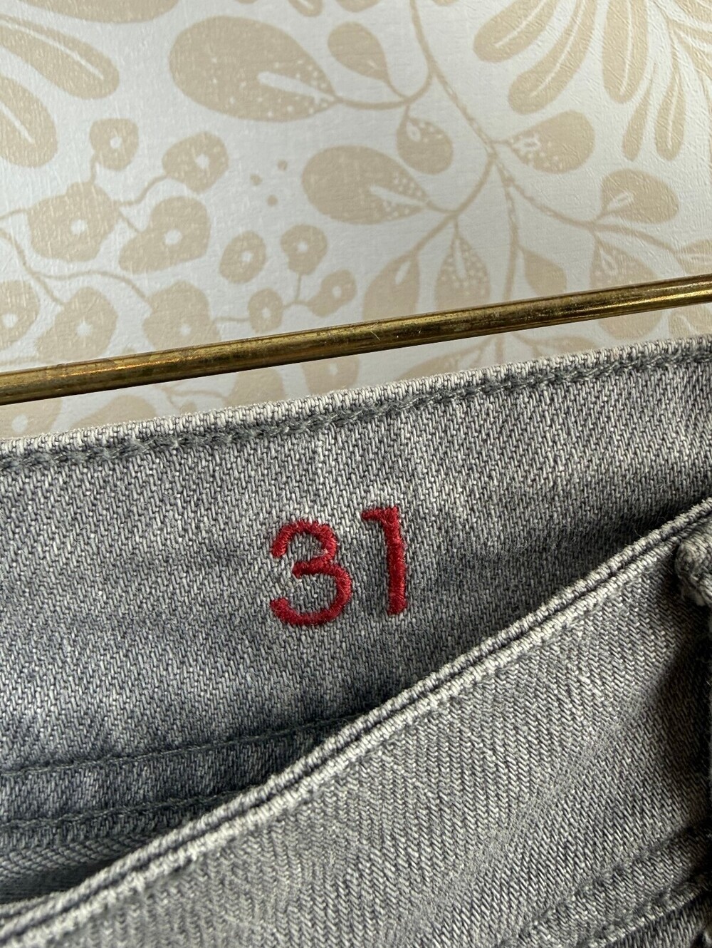 Sézane Women's Gray Mid-Rise Skinny Denim Jeans - Size - 31 - Picture 6 of 9